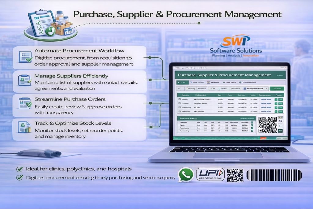Hospital Purchase and Supplier Management Software