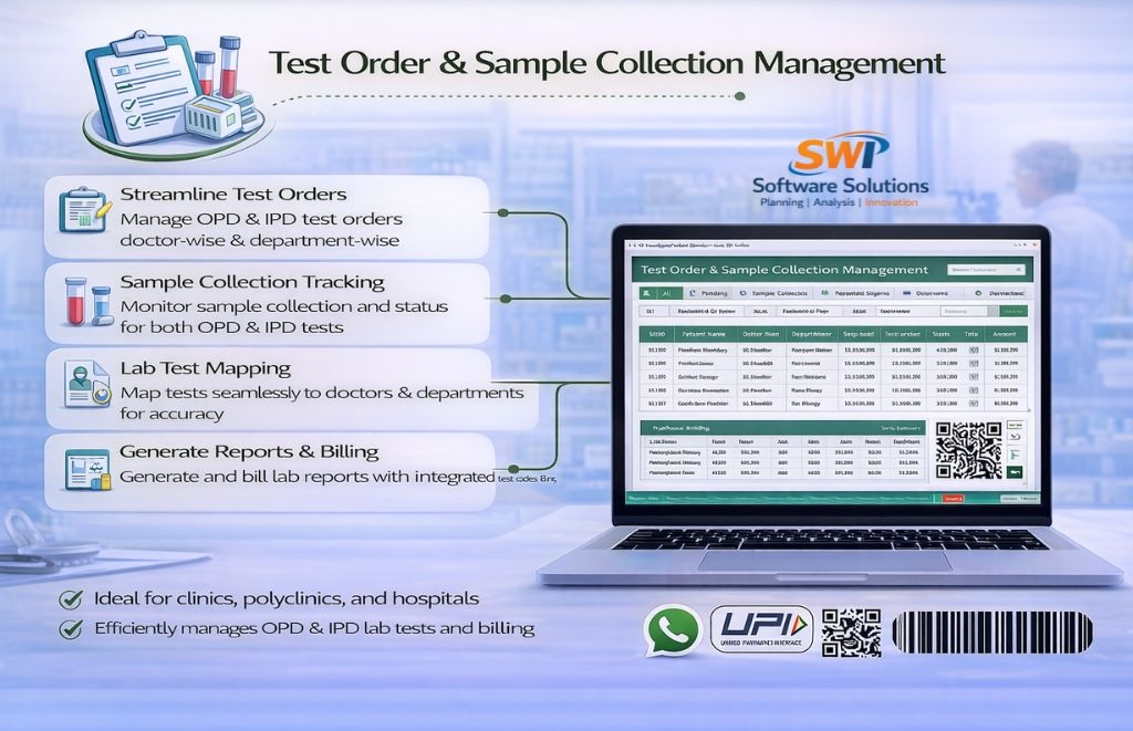 Laboratory Test Order and Sample Collection Software